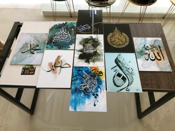 Home Decoration Item 9 Pcs Wall Decor Photo On Wall Canvas Art Decor For Home Easy Set Up With Bothside Tape - Image 3